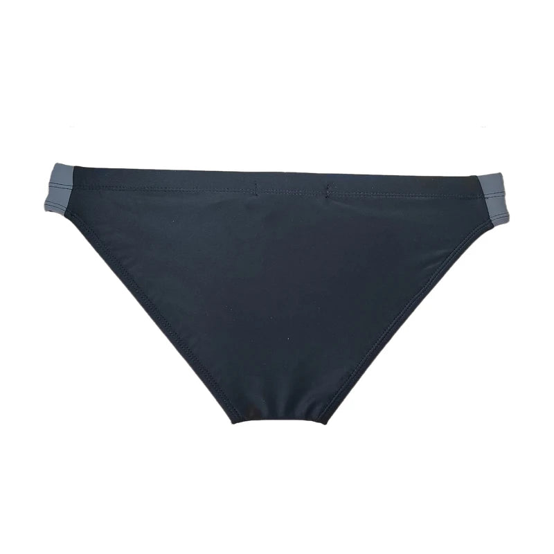 BOYTHOR Men's Swimming Briefs Patchwork Color Contrast Craft Lace-up Beach Swimming Briefs