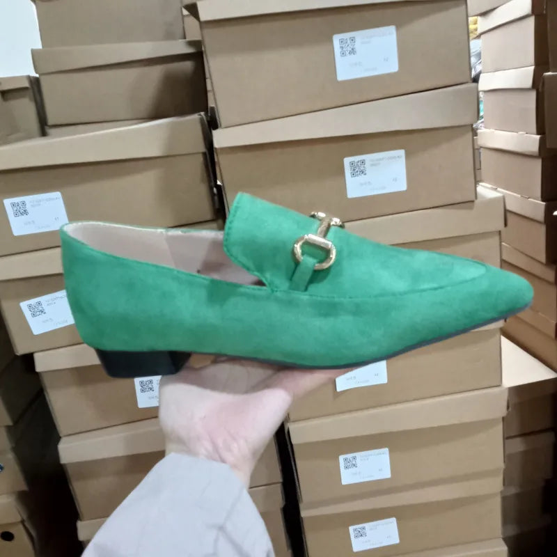 2025 Flat Loafer Shoes For Women Outwear Shoes Low Heels Moccasin Casual Chaussure Femme