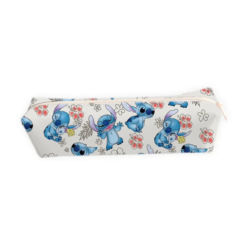 New Anime Stitch Pencil Case Kawaii Kuromi Melody Pen Bag Cartoon Students Storage Bag Stationery Back to School Christmars Gift