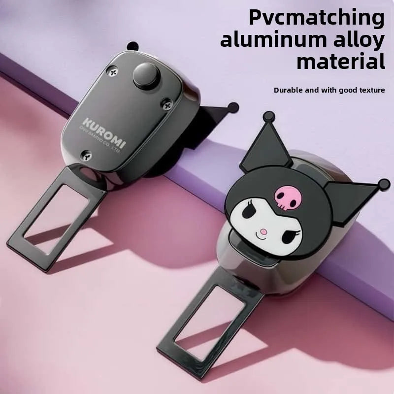 Sanrio Car Seat Belt Limiter Catch kuromi My melody Cartoon Cartoon Car Accessories Children Seat Belt Extension Fixer Wholesale