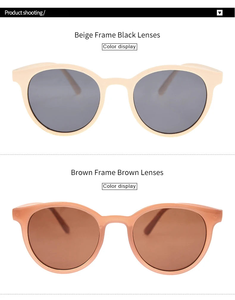 2022 Sunglasses for Women Men Retro Round Full Frame Sun Glasses Female Brand Design Fashion Oversized Shades Eyewear UV400