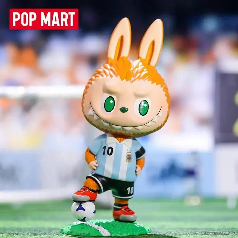 POP MART LABUBU ASOCIACION DEL FUTBOL ARGENTINO Series Blind Box Toys Kawaii Anime Action Figure Surprise Mystery Box Dolls Gift