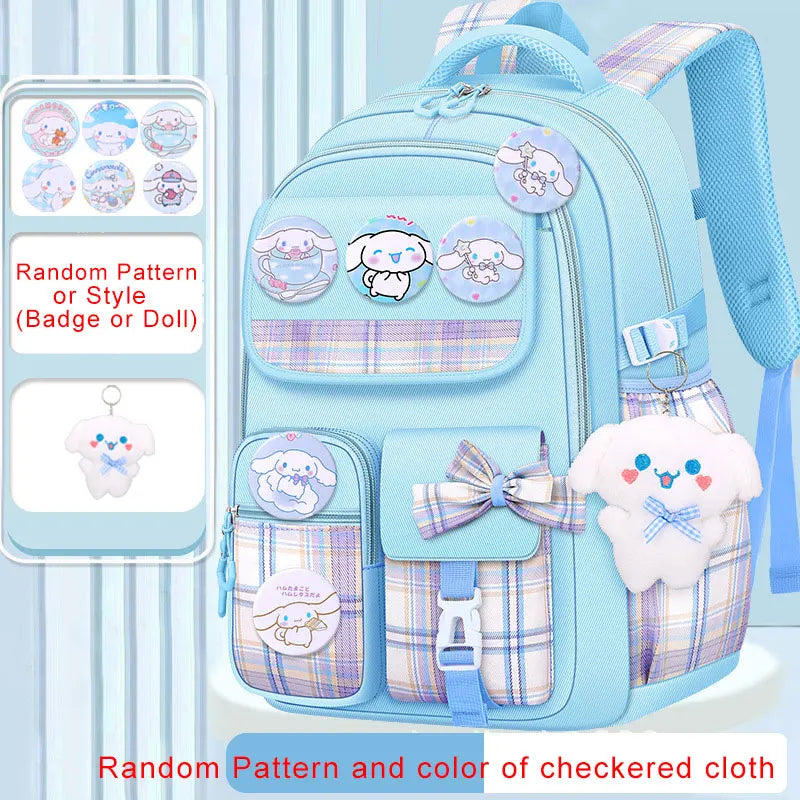 Cute My Melody Kuromi Cinnamoroll Boys Girls Kids Student Back To School Book Bags, Teenagers Mochila, Laptop Travel Backpack