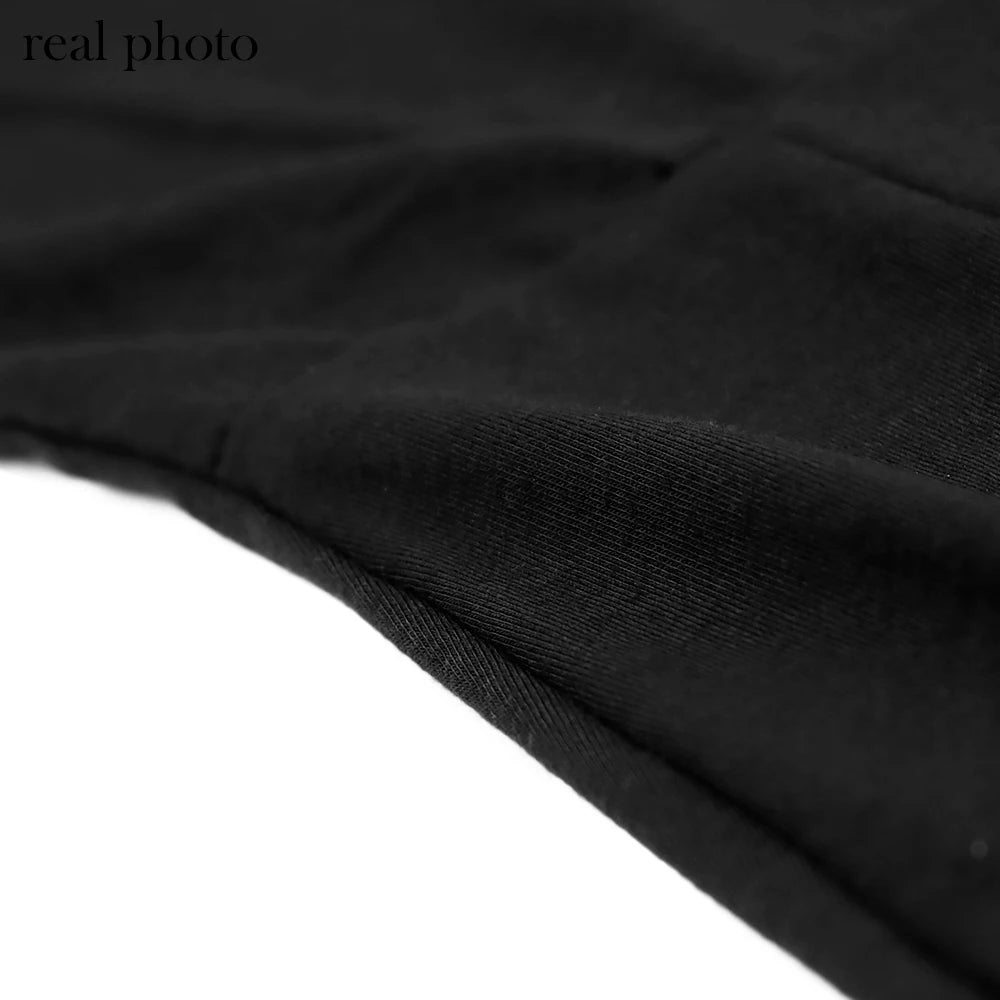 Goth Dark Gothic Coquette Sleeveless V-Neck Mid Dress Punk Sexy High Split Hem Corn Bandage Party Dresses Women Slim Streetwear