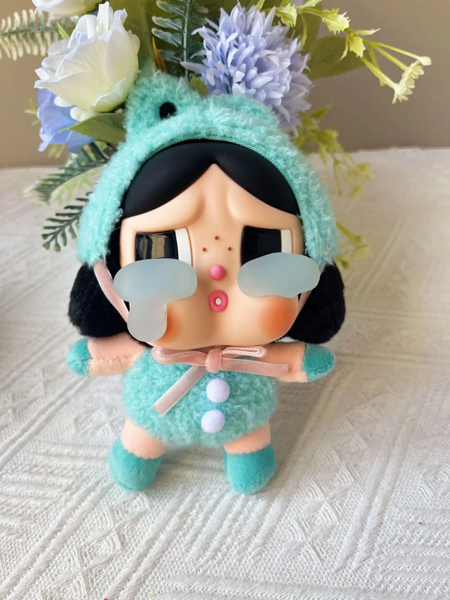 Crybaby Crying Again Series Vinyl Blind Box Toy Kawaii Anime Doll Model Series Desktop Decoration Keychain Replica