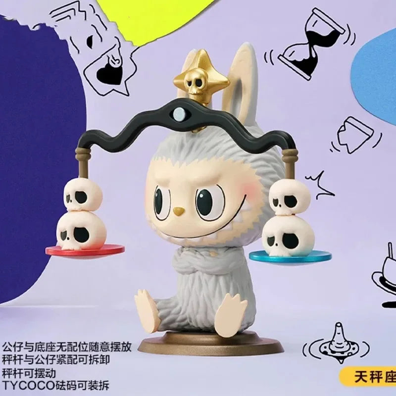 POP MART THE MONSTERS Constellation Series Labubu Zimomo Blind Box Surprise Box Original Action Figure Cartoon Model Mystery Box