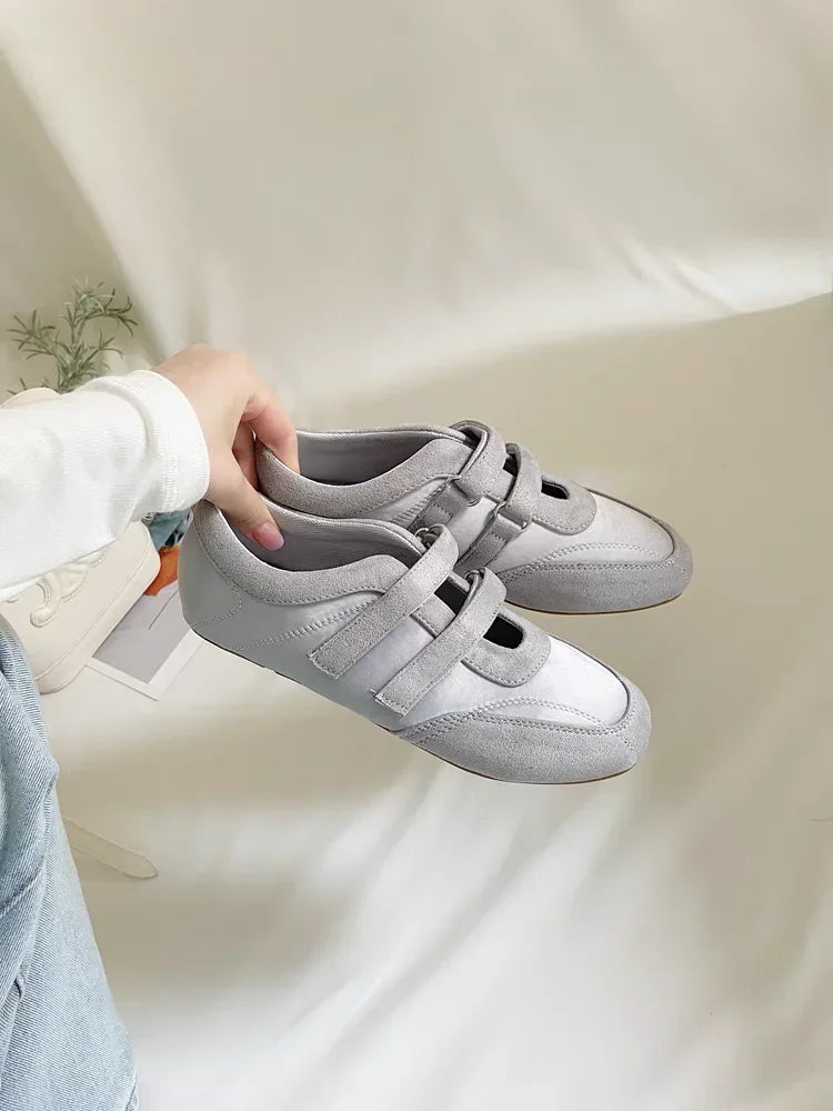 Flats Women's Sports Shoes Fashion Sneakers Casual Shallow Loafers Shoes 2025 Summer Walking Ballet Trend Zapatillas De Mujer