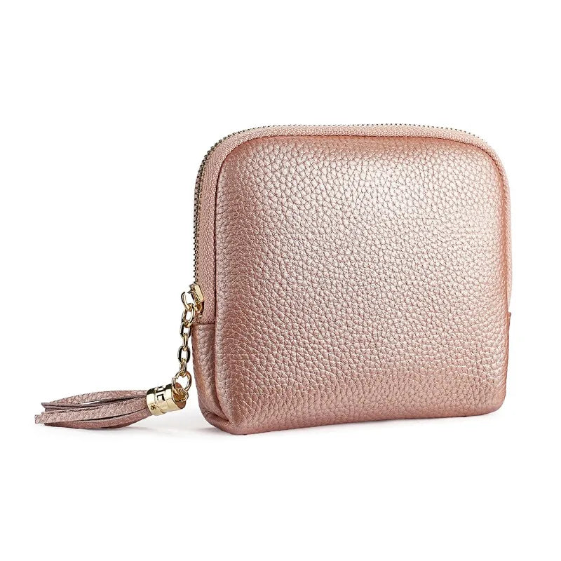 Luxury Jewelry Organizer Bag for Women Genuine Leather Earring Pouch Ring Storage Bag Travel Jewelry Case for Necklace Pendant