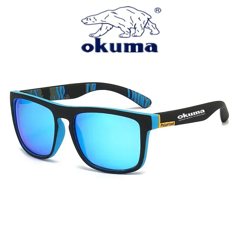 Okuma 偏光サングラス UV400 男女兼用 アウトドア 狩猟 釣り 運転 自転車 サングラス オプションボックス