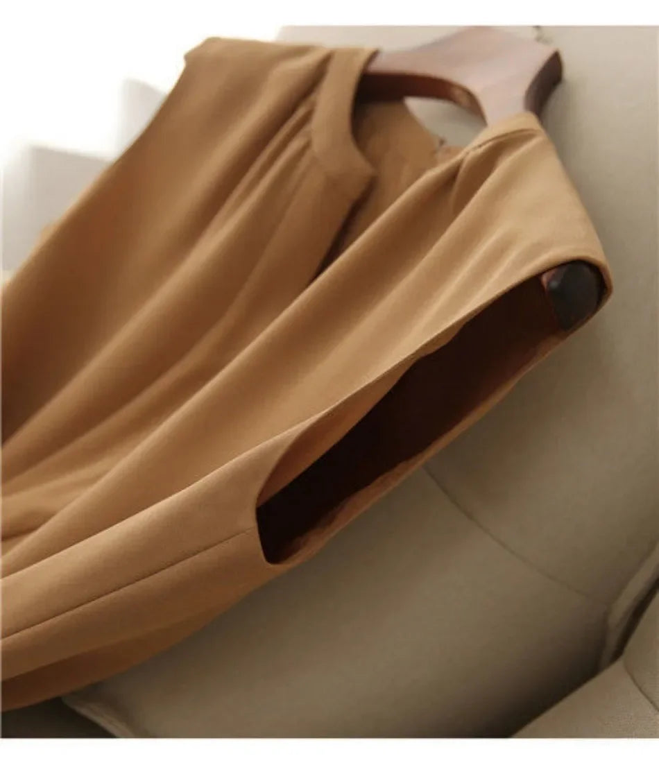 Fashion Casual Wide Leg Pants Rompers Women Bodysuit Sashes Slim Waist V-neck Jump Suit Korean Vintage Suit Summer Jumpsuit