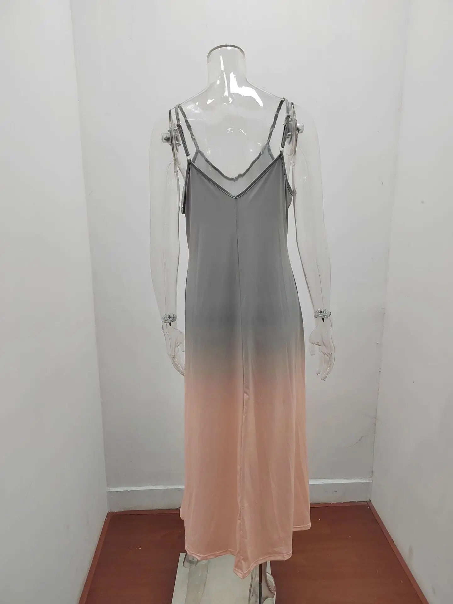 Plus Size 4XL 5XL Women's Summer Casual Loose Strap Dress Sexy Beach Boho Maxi Dress Large Size Long Dresses Female Robe Femme