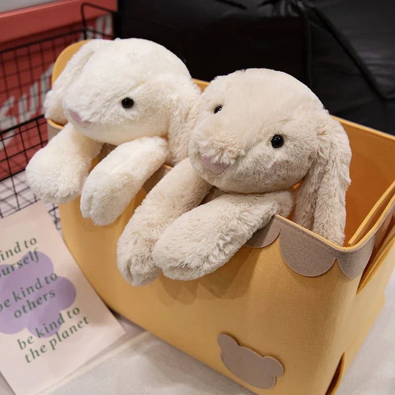 かわいい長い耳のウサギのぬいぐるみぬいぐるみバニー人形赤ちゃんの睡眠仲間ぬいぐるみ人形子供へのギフト