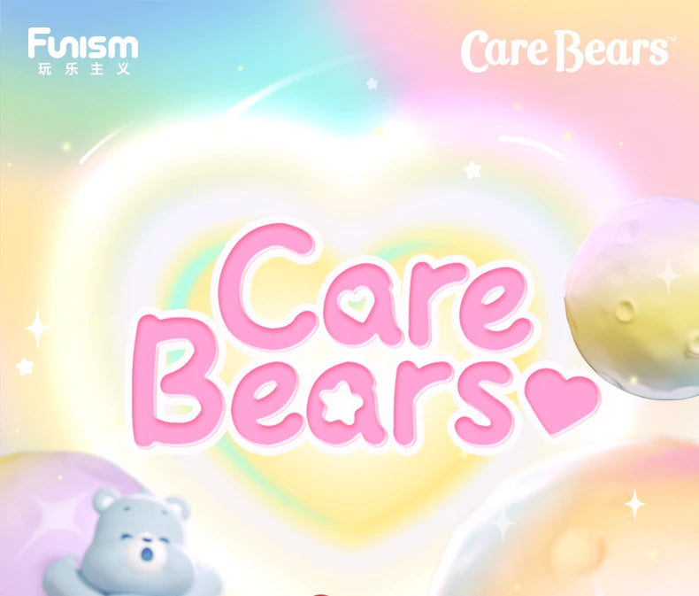 FUNISM オリジナル正規品 CareBears ヒーリングプラネットシリーズ ブラインドボックスフィギュア モデル ハンドメイド デスクトップオーナメント おもちゃ 誕生日ギフト