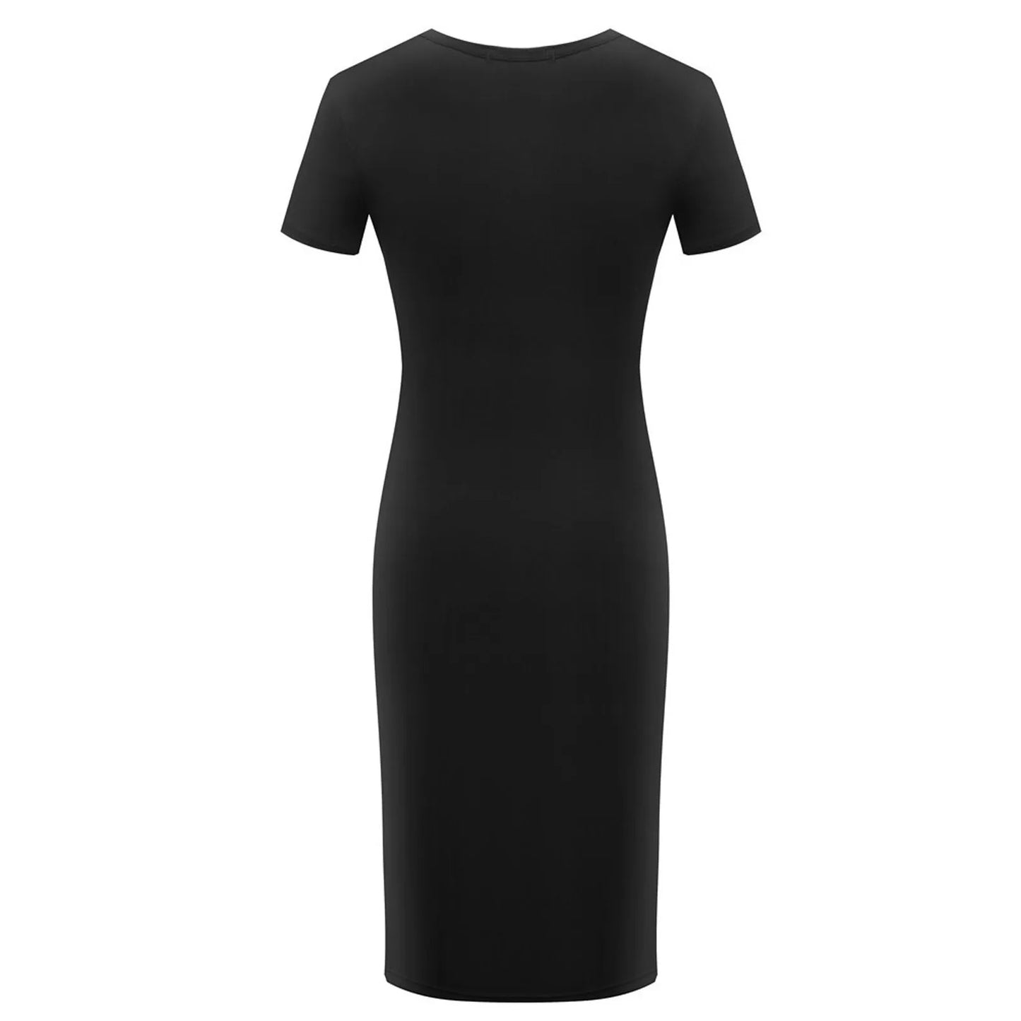 Summer Dress High Stretch Tank Robe Solid Short Sleeve Casual Slim Long Pencil Dress Women Sexy Maxi Dress Elegant Thin Vestido