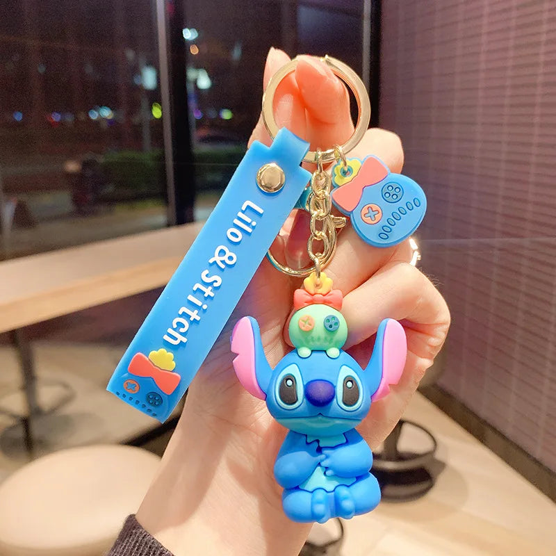 New Kawaii Anime Disney Keychain Toy Story Personalized Variety of Cartoon Doll Keyring Key Chain Car Pendant Kids Toys Gifts