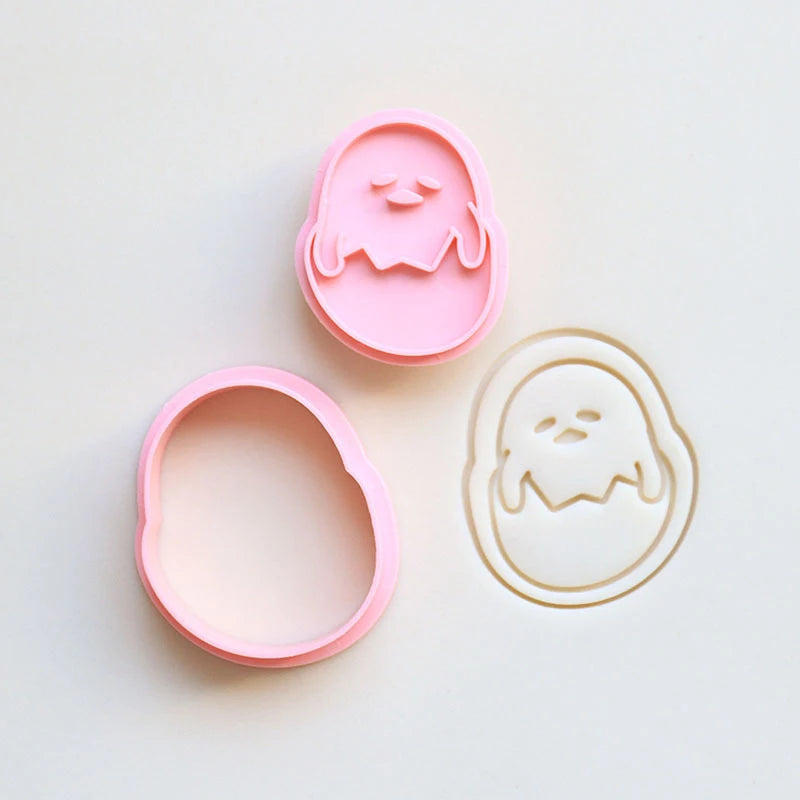 Sanrio Cookie Mold Hello Kitty Kuromi Snoopy Pikachu Cartoon 3D Fruit Cutter Model Toys Kitchen Party Baking Tools Accessories