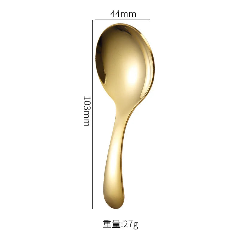 Outdoor Tourism 304 Stainless Steel Portable Tableware, CHILDREN'S Tableware, Dessert Tableware, Spoon and Fork Combination