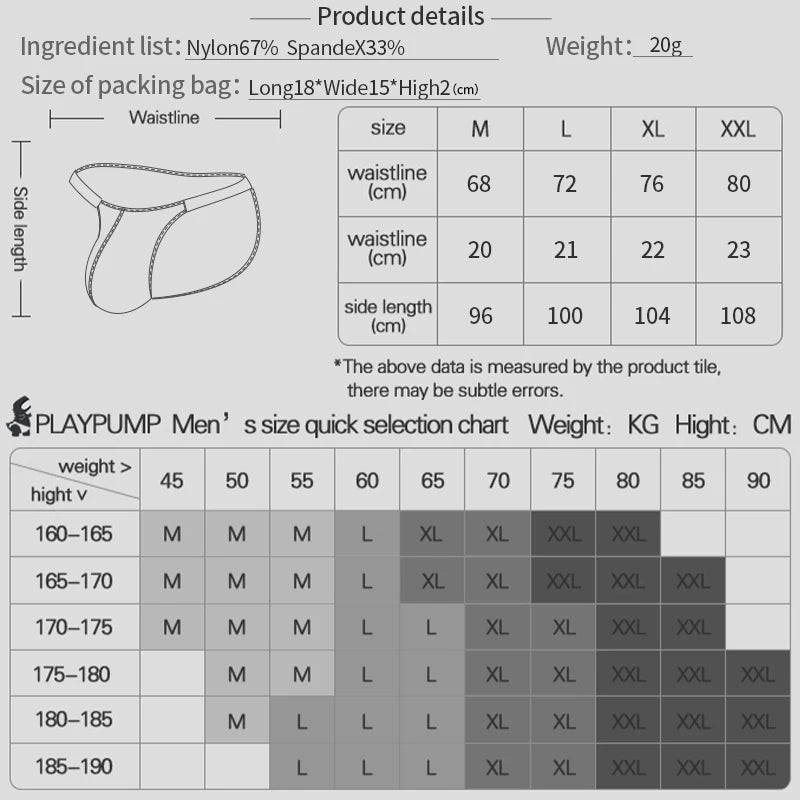 Transparent U Pouch Man Briefs Bikini Lingerie Sexy Low Waist Mens Soft Underwear Breathable Quick dry Male Triangle Underpants