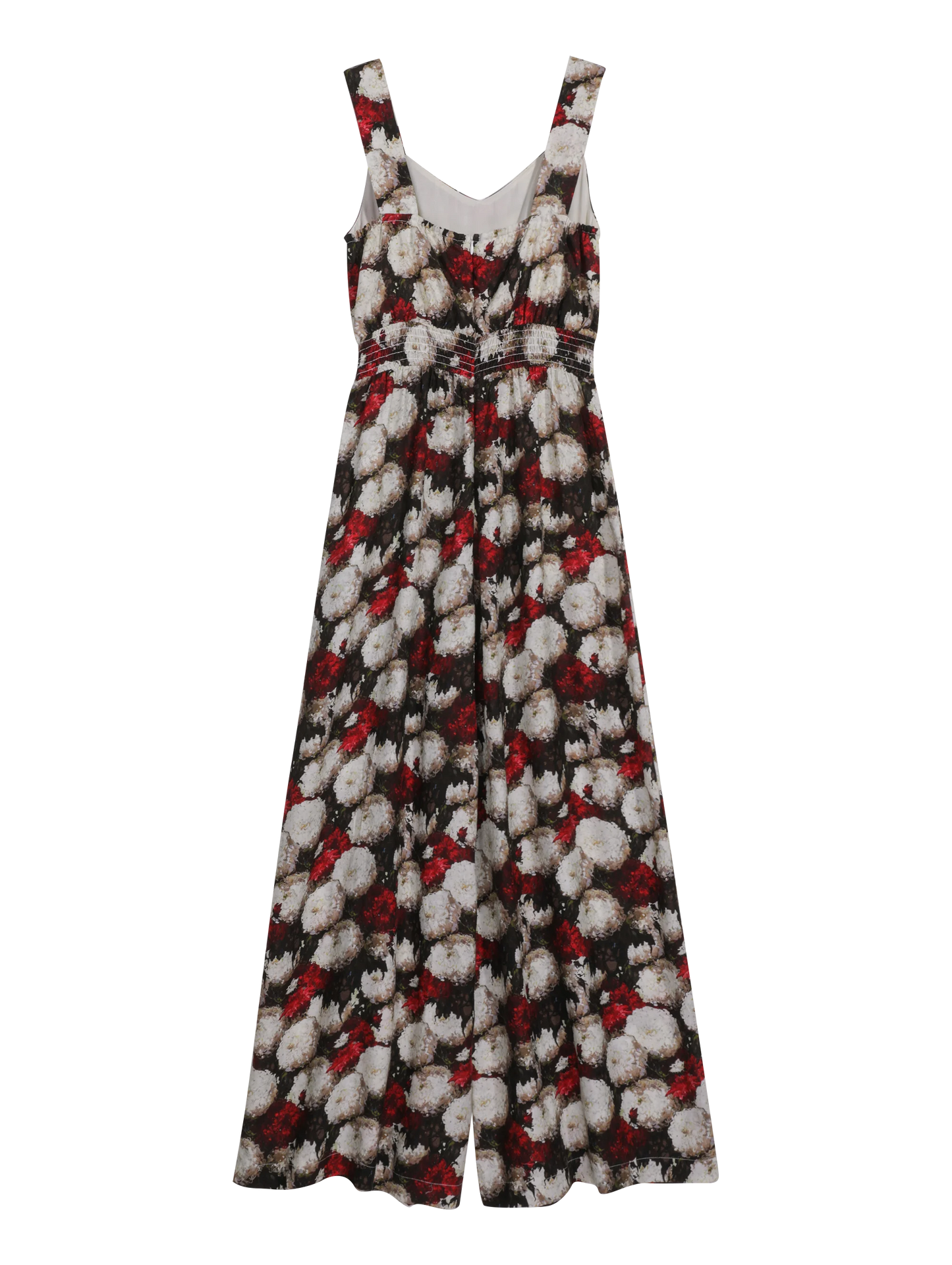 Summer Print Tencel Jumpsuits Women's Clothing Tank Spaghetti Strap+Wide-Leg Pants Draped Full Length Y2K DABUWAWA DM2BJP005