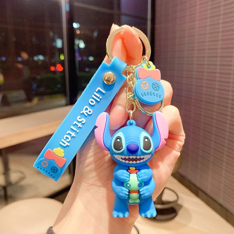 New Kawaii Anime Disney Keychain Toy Story Personalized Variety of Cartoon Doll Keyring Key Chain Car Pendant Kids Toys Gifts