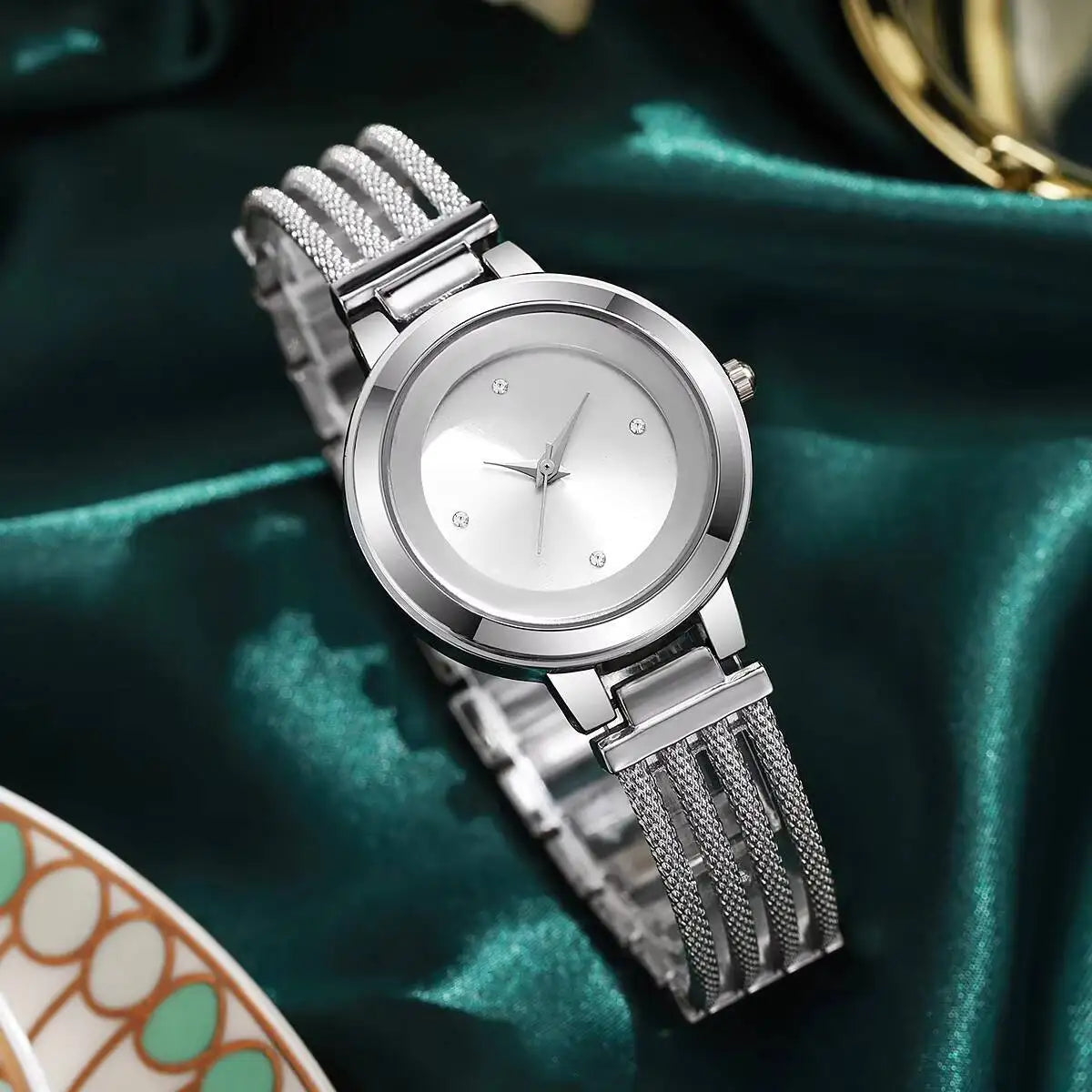 高級レディース腕時計 ファッション アナログ クォーツ腕時計 女の子用時計 ギフト Reloj Mujer