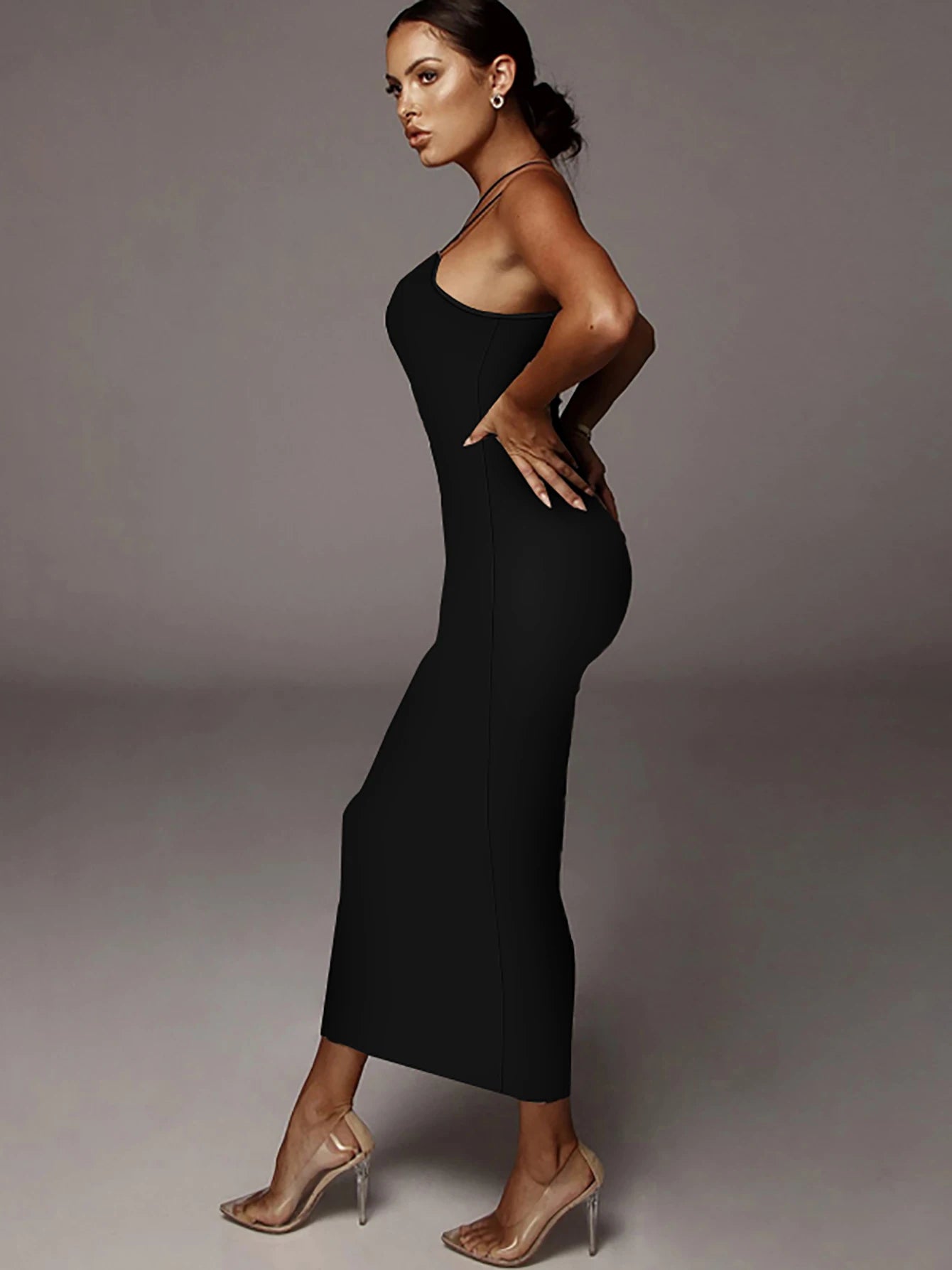 Dulzura Women Party Club Evening Streetwear Leopard Bodycon Midi Dress 2024 Summer Clothes Wholesale Items For Business