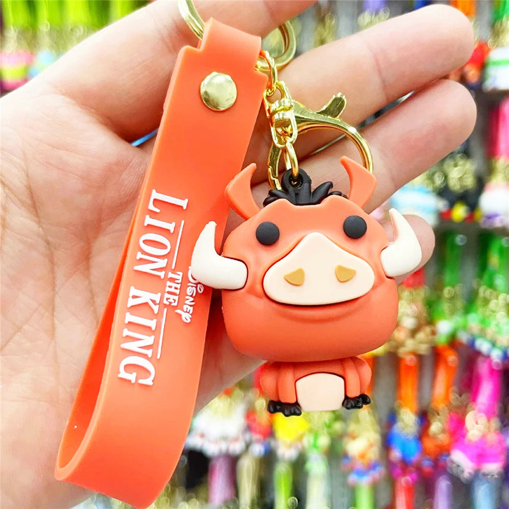 New Kawaii Anime Disney Keychain Toy Story Personalized Variety of Cartoon Doll Keyring Key Chain Car Pendant Kids Toys Gifts