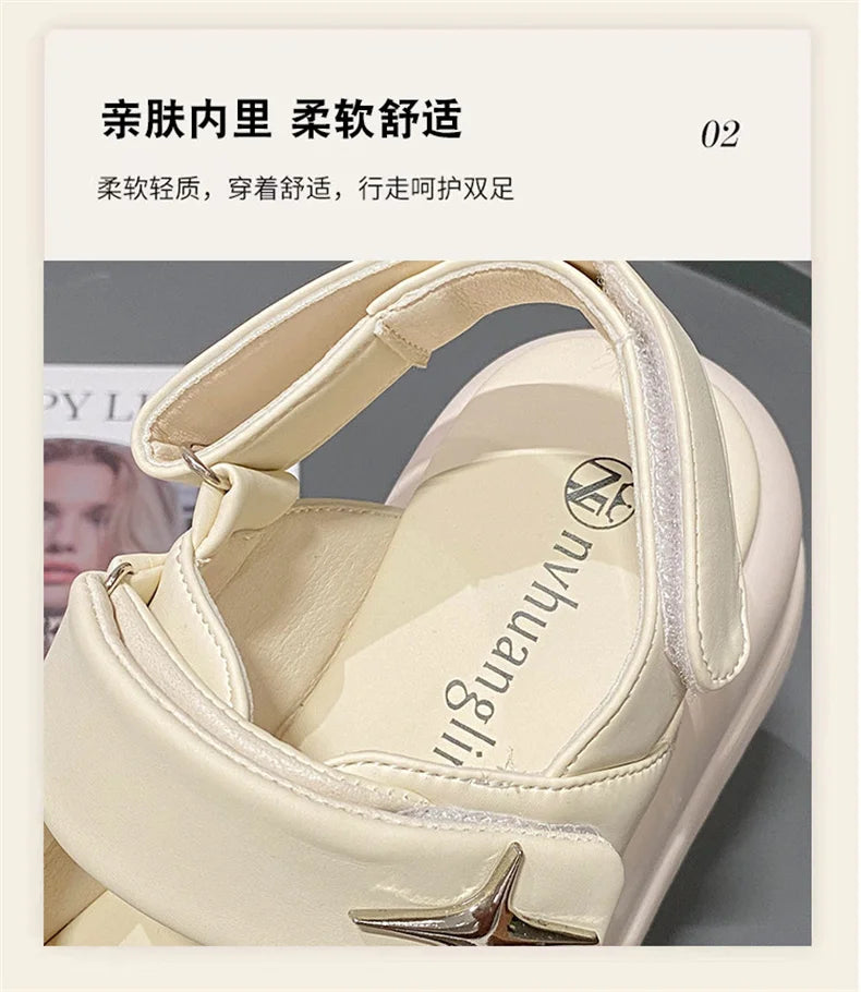 Slippers for Women 2023 Summer New Fashion New Designer Platform Slippers Female Solid Color Fashion Casual Flip Flops Women