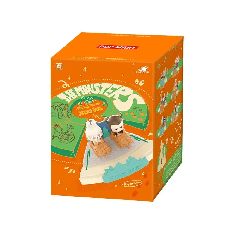 POP MART LABUBU THE MONSTERS Play Games Together Series Scene Blind Box Guess Bag Mystery Box Toys Doll Anime Figure Ornaments