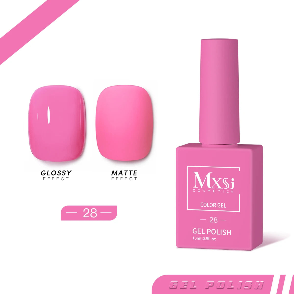 Mxsi 15ml ジェルネイルポリッシュ ネオンブラウン ロイヤルブルー レッドグリーン パスタルヌード ネイルアートワニス ジェルラッカー トップコート UVジェルネイル 未セット