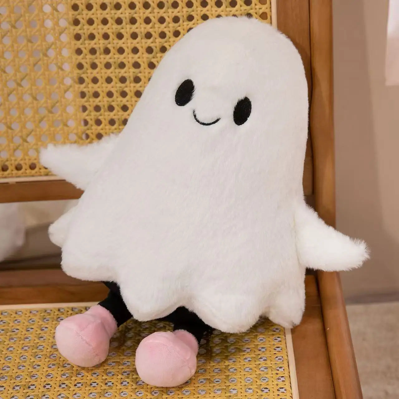 Latest Halloween Ghost Pumpkin Doll Stuffed Plush Toy Handmade Doll Cartoon Anime Cute Birthday Gift for Friends Fun Doll