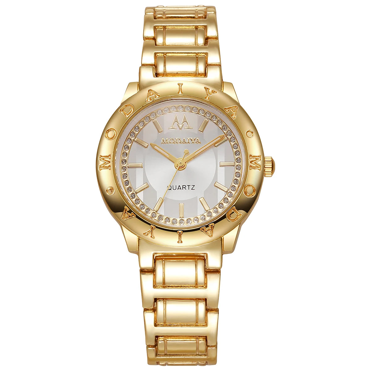 Luxury Elegant Watch for Women Gold Watch Fashion Ladies Quartz Diamond Wristwatch Female Wristwatch Reloj Mujer