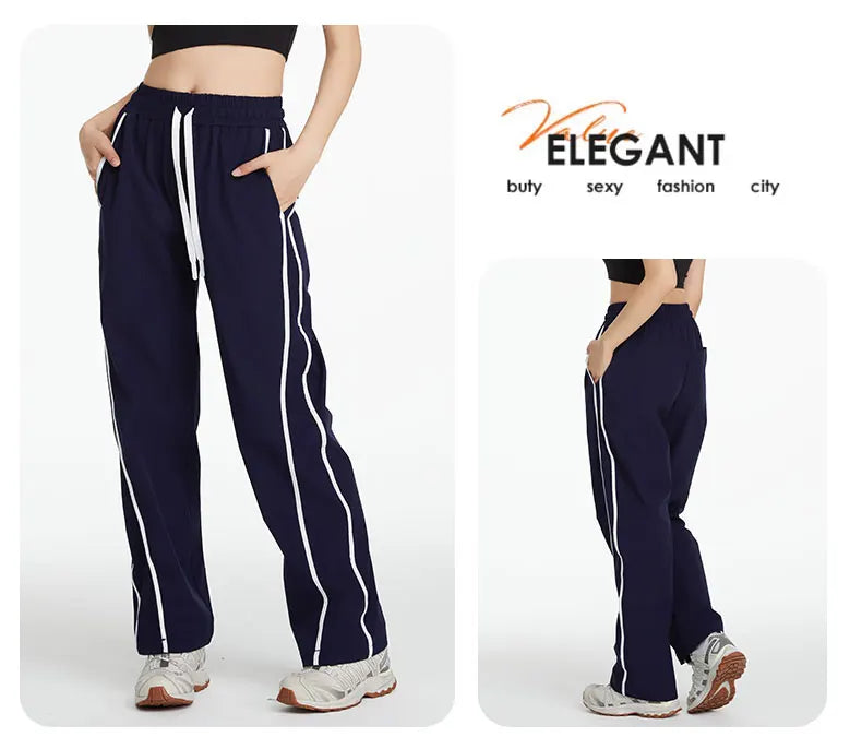 Sports Trousers for Women in Summer Cool Windproof Outdoor Mountaineering Loose Casual Wide-leg Pants Sun Protection Trousers