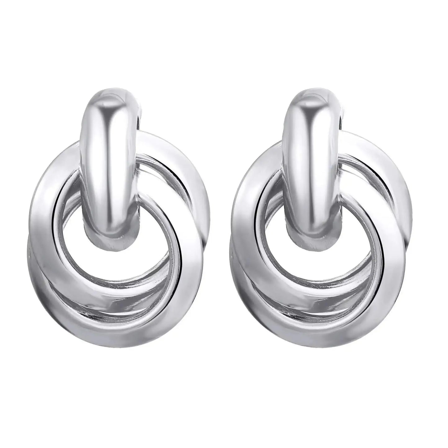 925 Silver Needle Korean Fashion Leaf Flower Earrings For Women Metal Earings Jewelry 2025 Trending Women's Gold Color Earrings