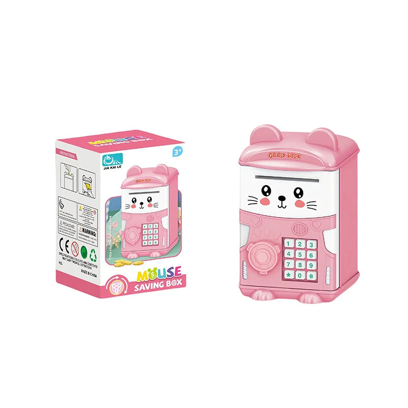1 PCS Sanrio Anime Kawaii Kuromi My Melody Cinnamoroll Safe Shape Children's Piggy Bank Girl Heart Cute Toy Birthday Gift