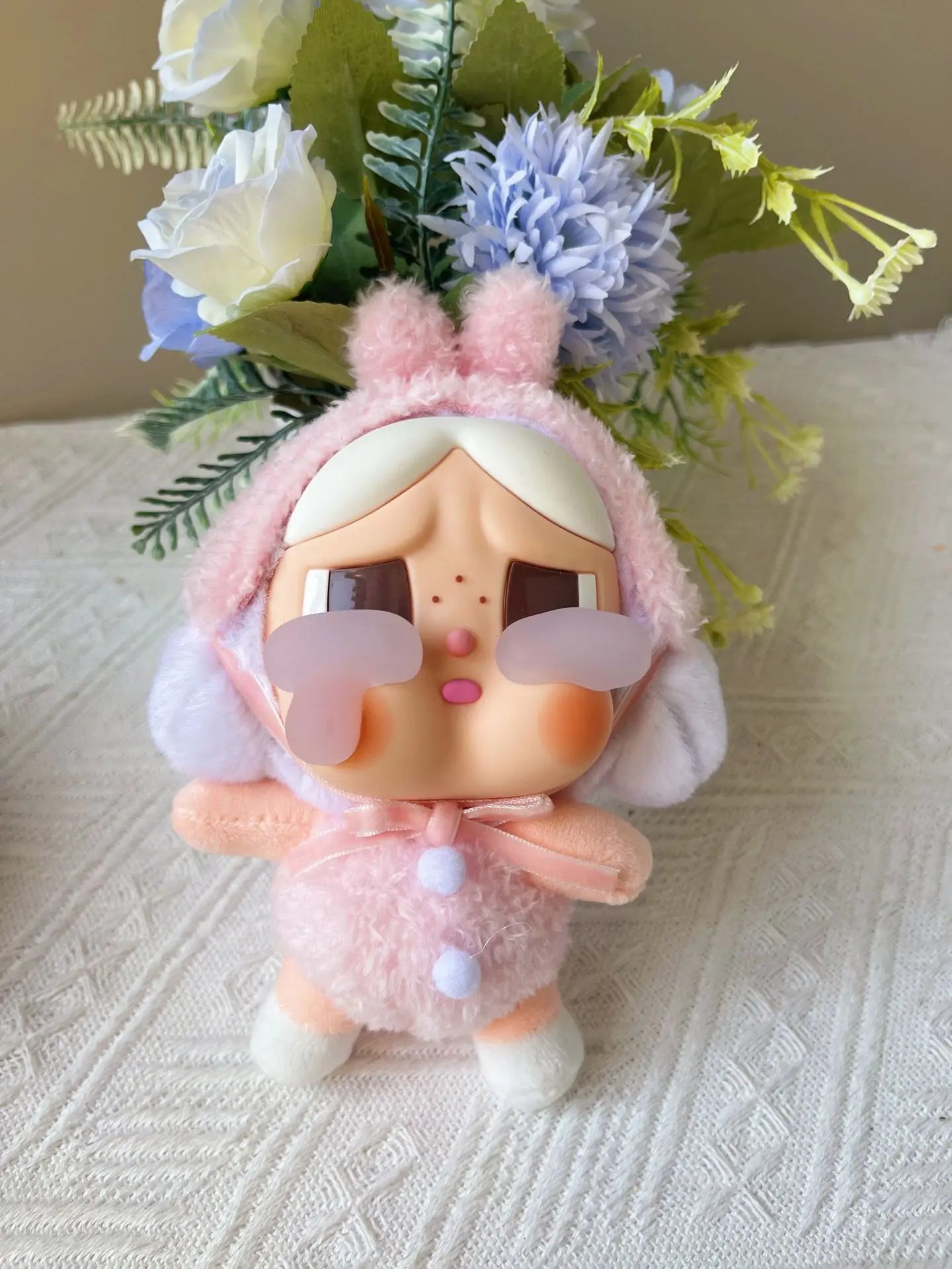 Crybaby Crying Again Series Vinyl Blind Box Toy Kawaii Anime Doll Model Series Desktop Decoration Keychain Replica