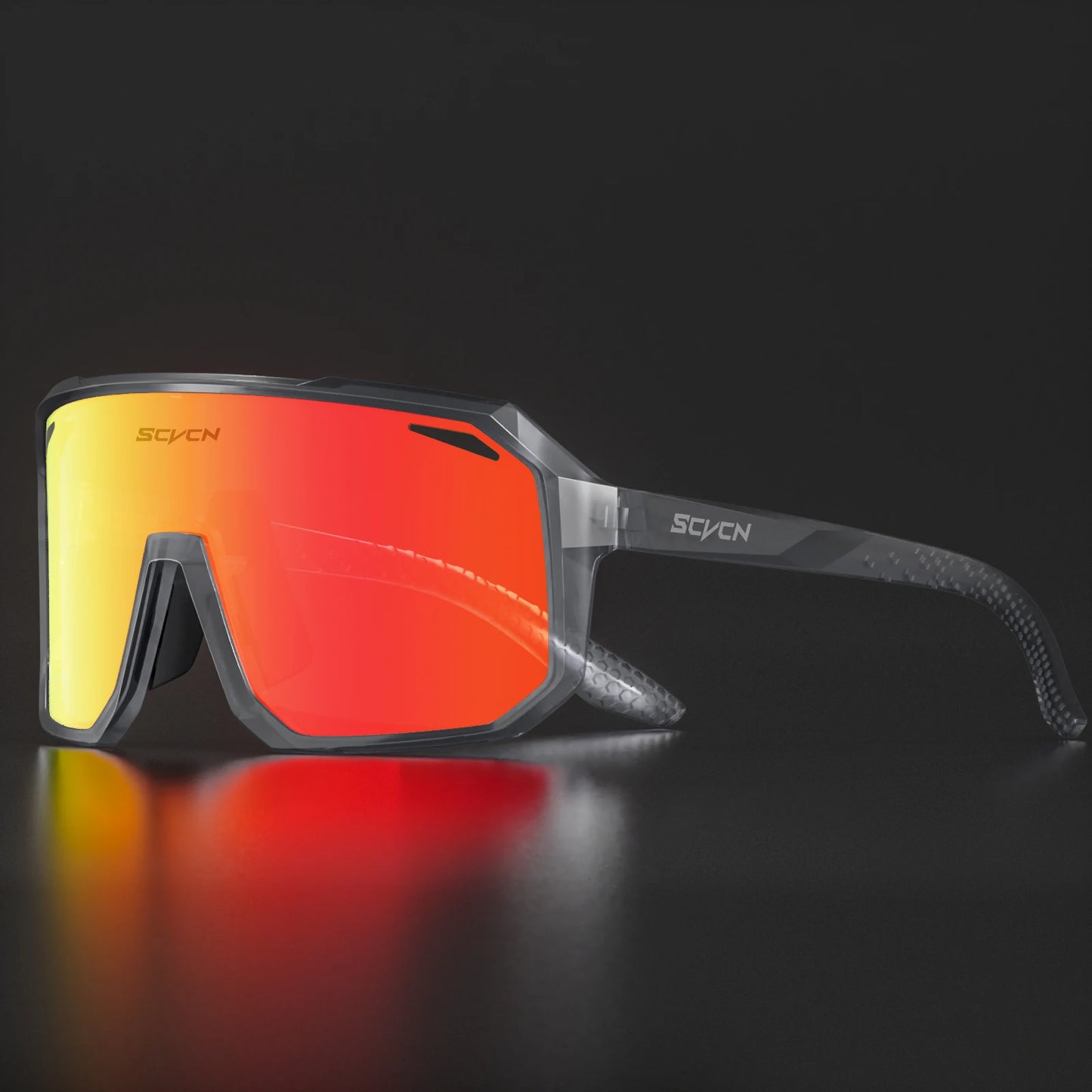 SCVCN サイクリンググラス バイクサングラス メンズ UV400 アイウェア アウトドアスポーツ MTB ゴーグル 自転車 レディース ライディング ハイキング サングラス