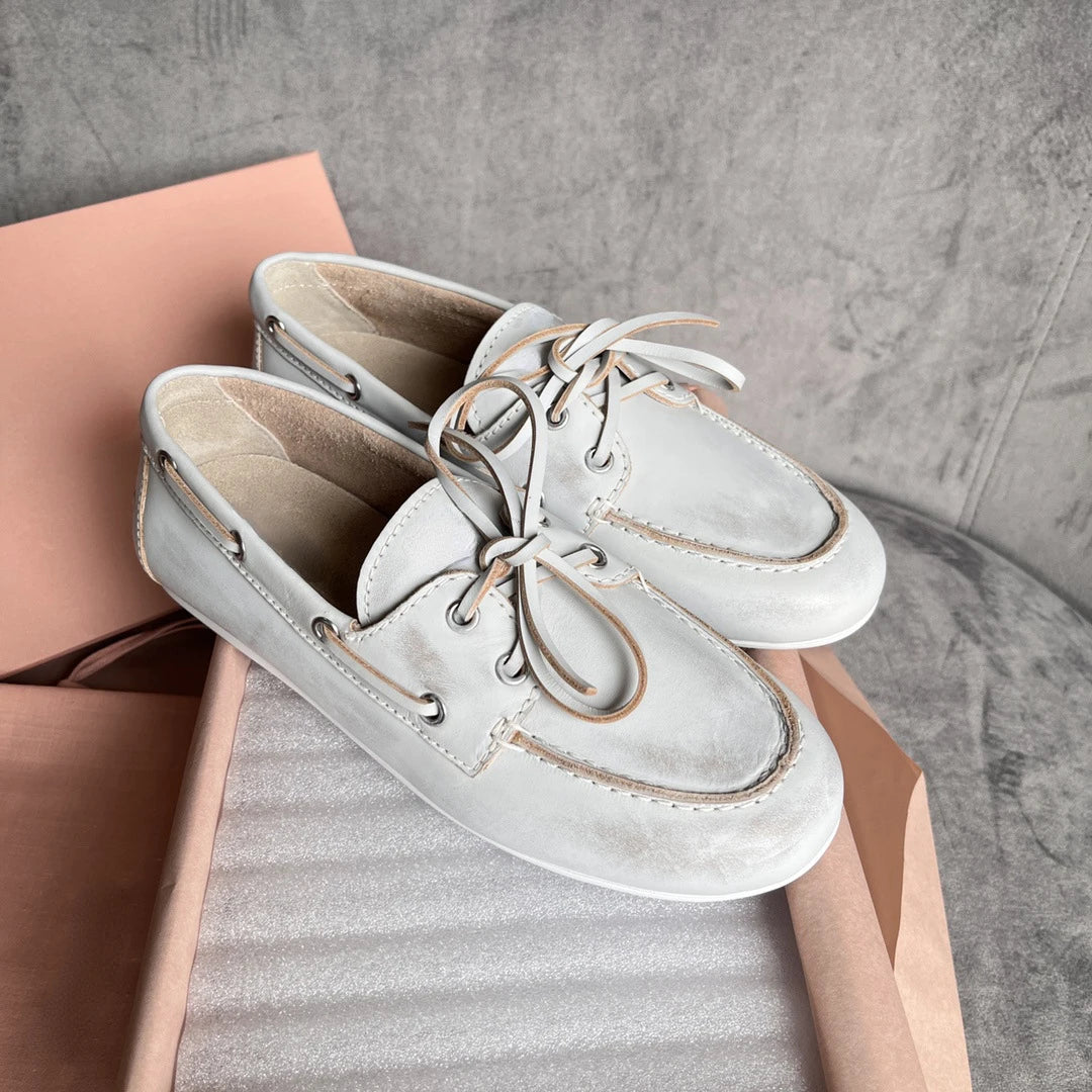 Loafers Woman Flats 2025 Woman Slip-on Casual Soft Leather Female Flats Shoes Comfortable Women's Whoes