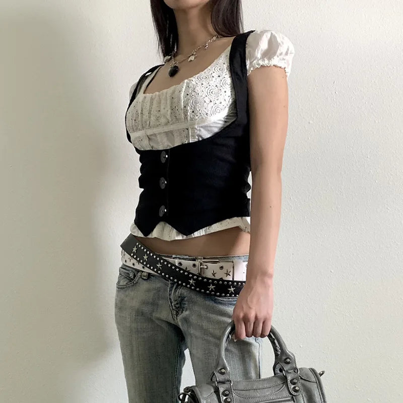 Solid Color Outer Waistband Vest Women's Cross-border Sleeveless Slim-fit New Fashion Top Women