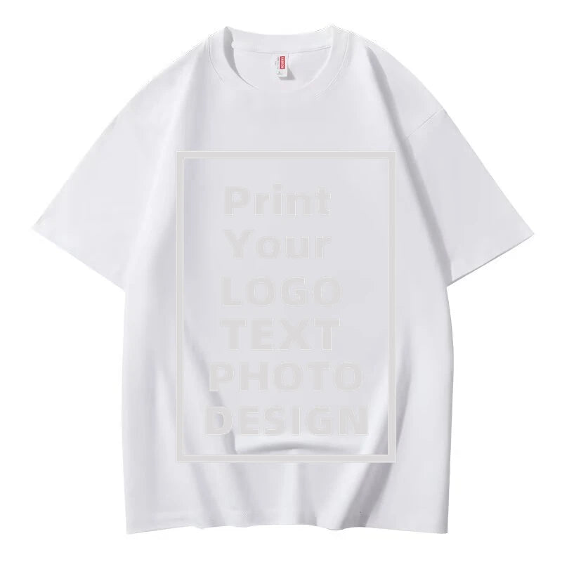 オーダーメイドのカスタムテキストネームTシャツ、独自のメッセージを追加 メンズコットンTシャツ、パーソナライズTシャツ、デザインをプリント メンズTシャツ トップス