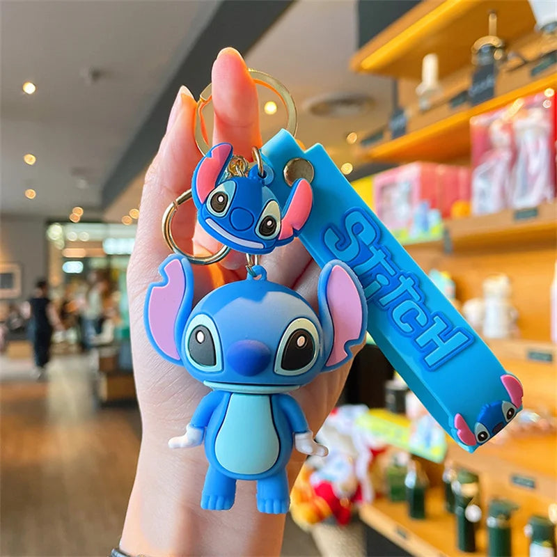 New Kawaii Anime Disney Keychain Toy Story Personalized Variety of Cartoon Doll Keyring Key Chain Car Pendant Kids Toys Gifts