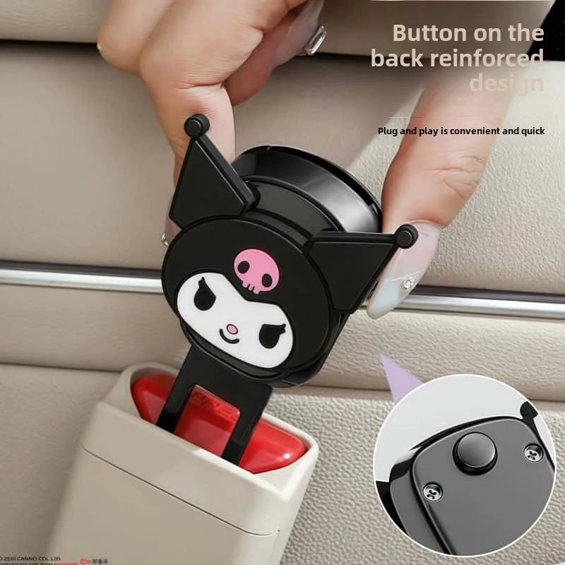 Sanrio Car Seat Belt Limiter Catch kuromi My melody Cartoon Cartoon Car Accessories Children Seat Belt Extension Fixer Wholesale
