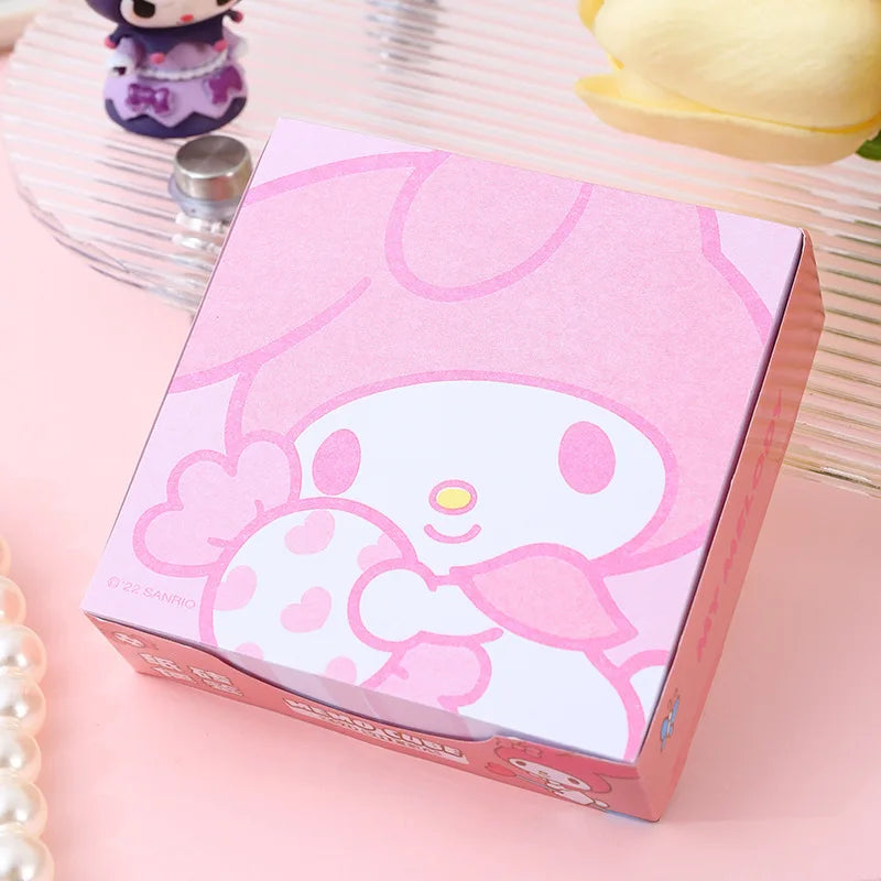 250 Pieces of Sanrio Creative Cute Kuromi Cinnamon Dog Family Sticky Notes Ins Girls Cartoon High-value Hand Note Stickers