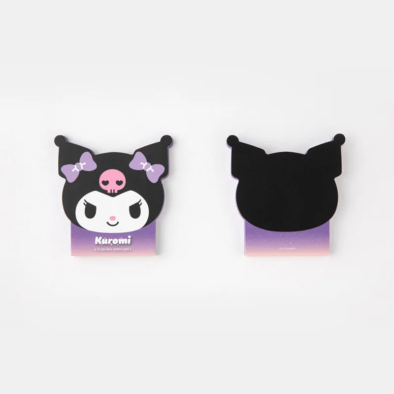 Cute Sanrio Cartoon Hello Kitty Kuromi Alien Memo Pad Notebook Kawaii My Melody Student Office Message Memo Stationery Supplies