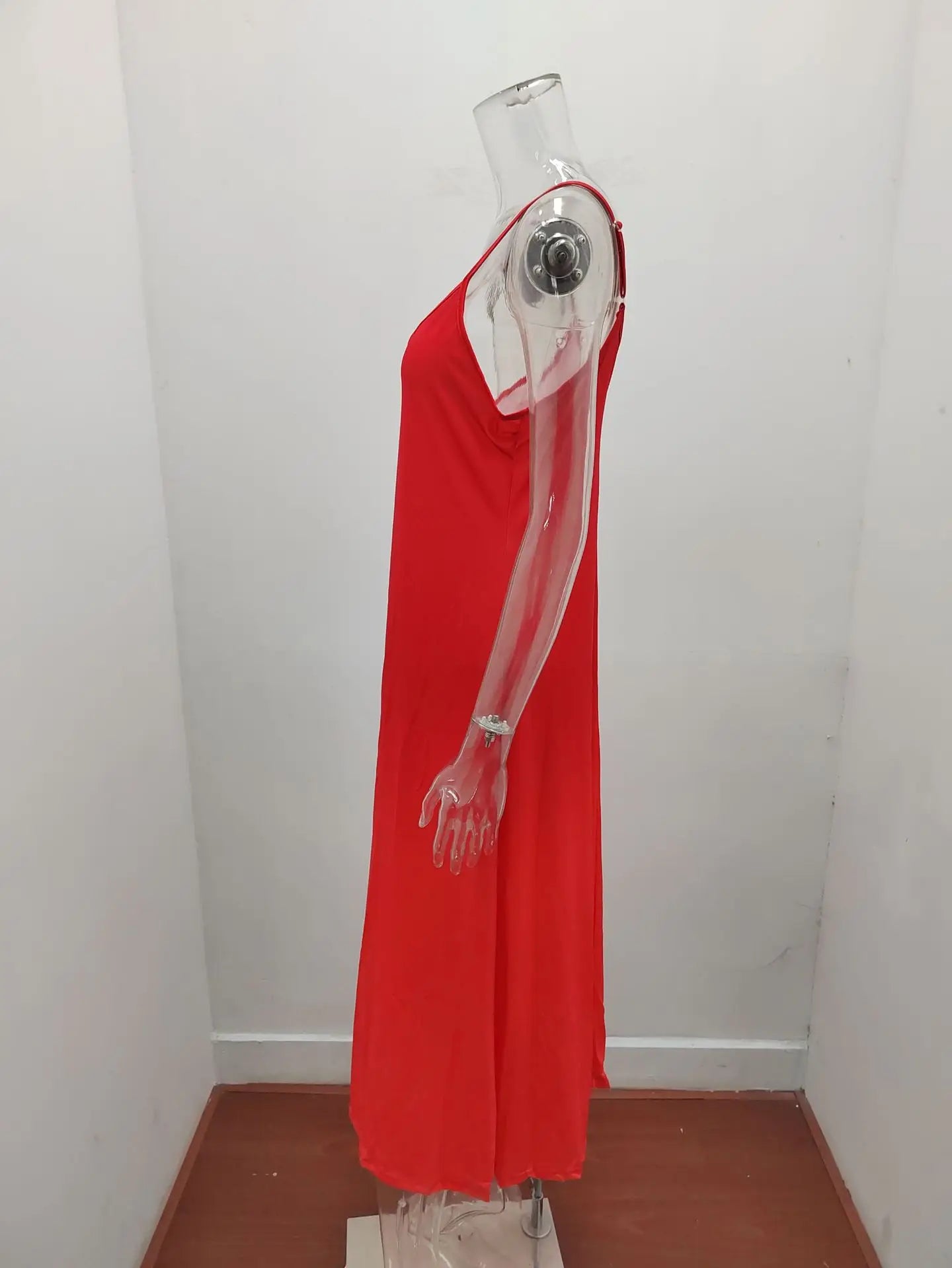 Plus Size 4XL 5XL Women's Summer Casual Loose Strap Dress Sexy Beach Boho Maxi Dress Large Size Long Dresses Female Robe Femme