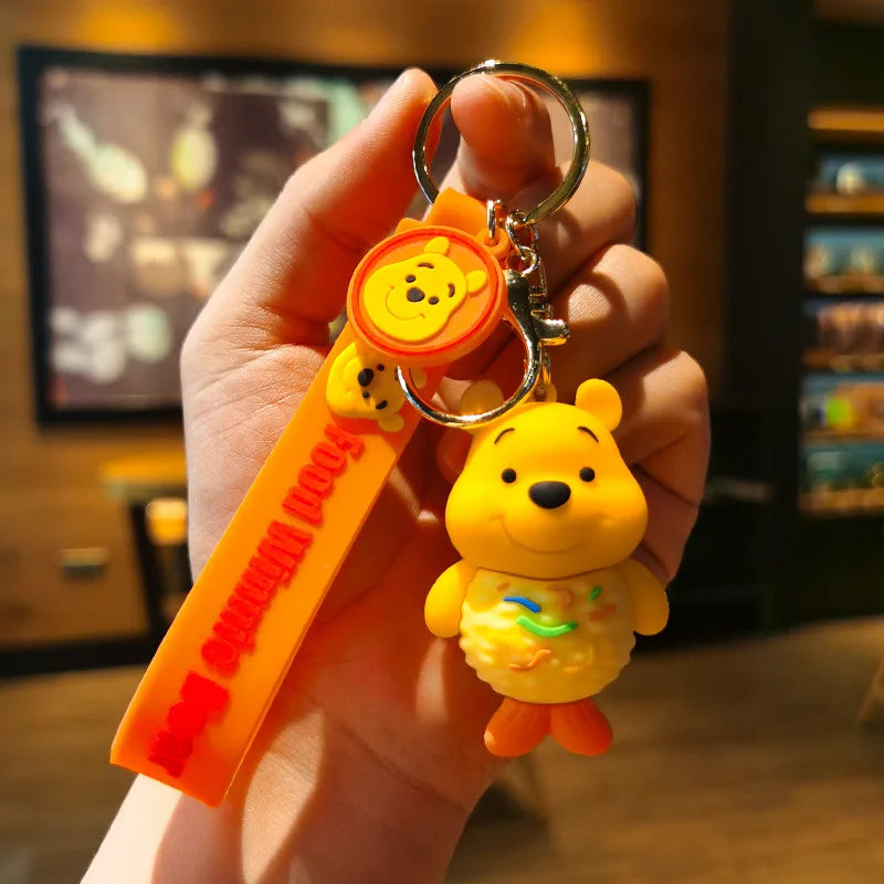 New Kawaii Anime Disney Keychain Toy Story Personalized Variety of Cartoon Doll Keyring Key Chain Car Pendant Kids Toys Gifts