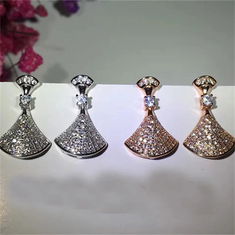 Design Fashion Earring 925 Silver Jewelry Earring 3A Cubic Zirconia Earring
