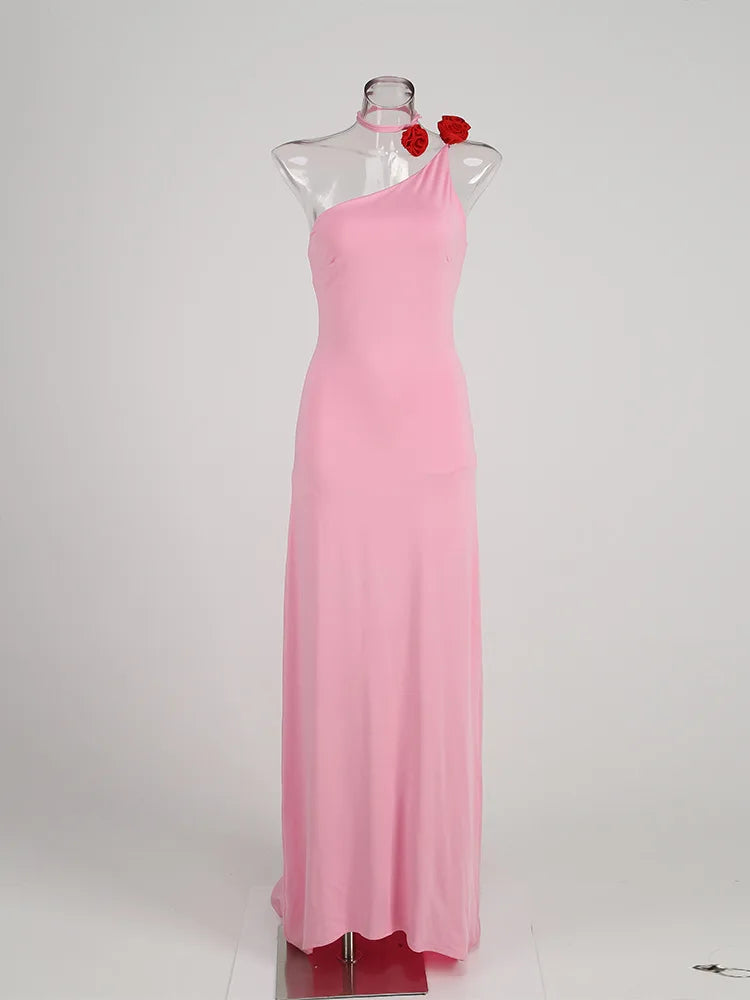 Birthday Evening Dresses for Women Luxury 2024 Halter Party Prom Dress Sexy Slim Female Clothes Fashion High Waist Lady Outfits