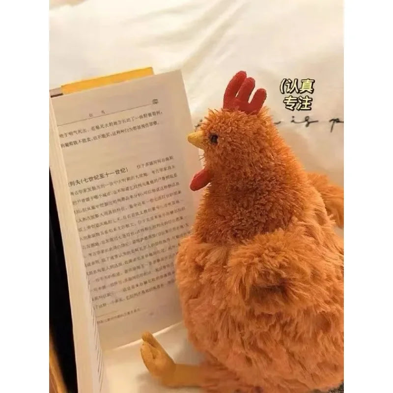 Jellycat ぬいぐるみチキン枕 ぬいぐるみ 柔らかい 漫画 CecileChien ふわふわ動物 かわいいぬいぐるみコレクション 子供への面白いおもちゃギフト
