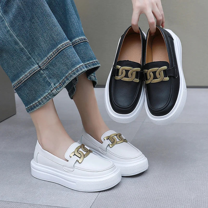 Black Loafers Shoes For Men Luxury Slip-on Shoes Men Unisex Breathable Casual Leather Shoes Man Driving Shoes Zapatos Hombre